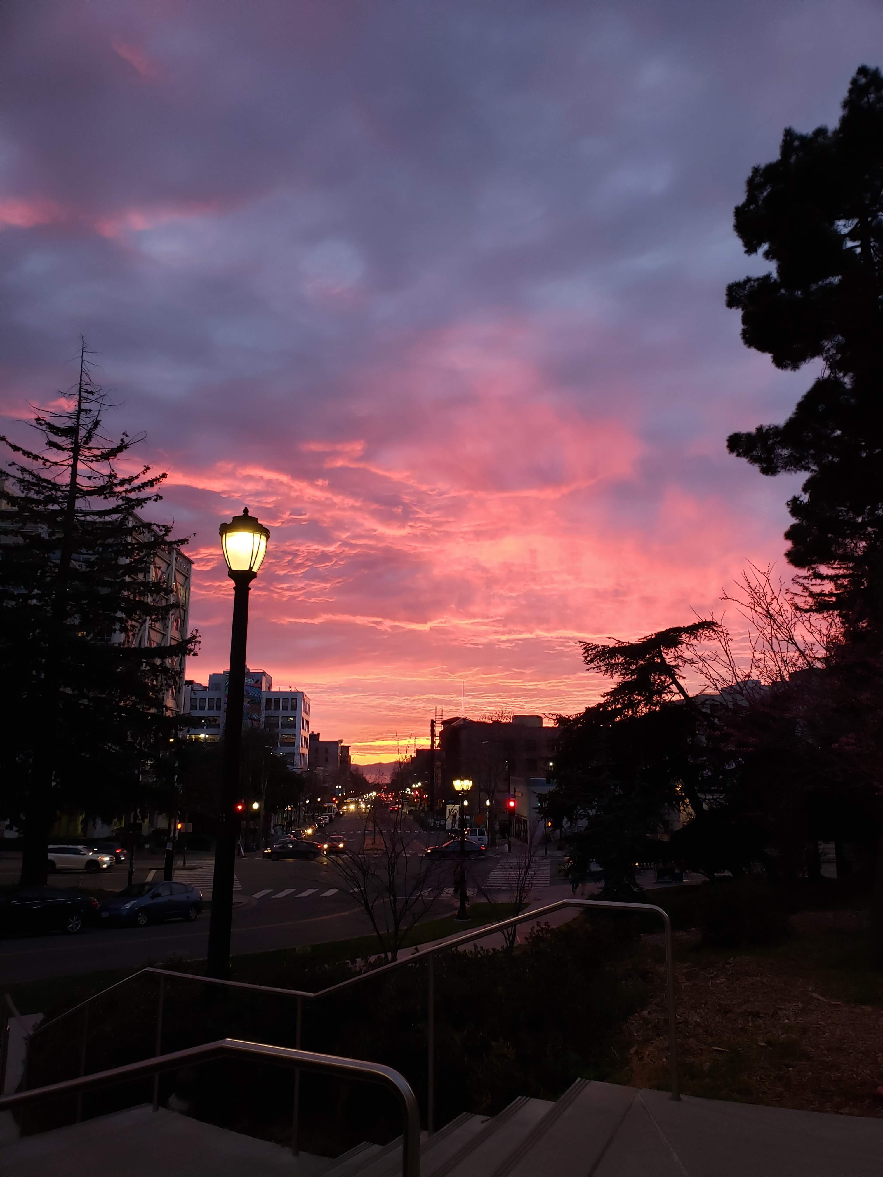 Sunset over Berkeley, CA